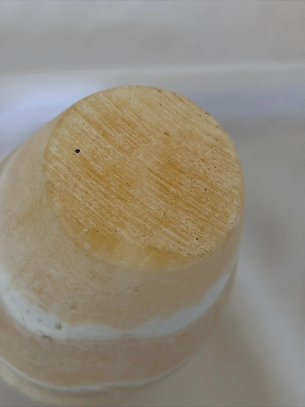 *Vintage* Egyptian Alabaster Carved Vase ~ Flared Lip w/Round Base ~ BEAUTIFUL